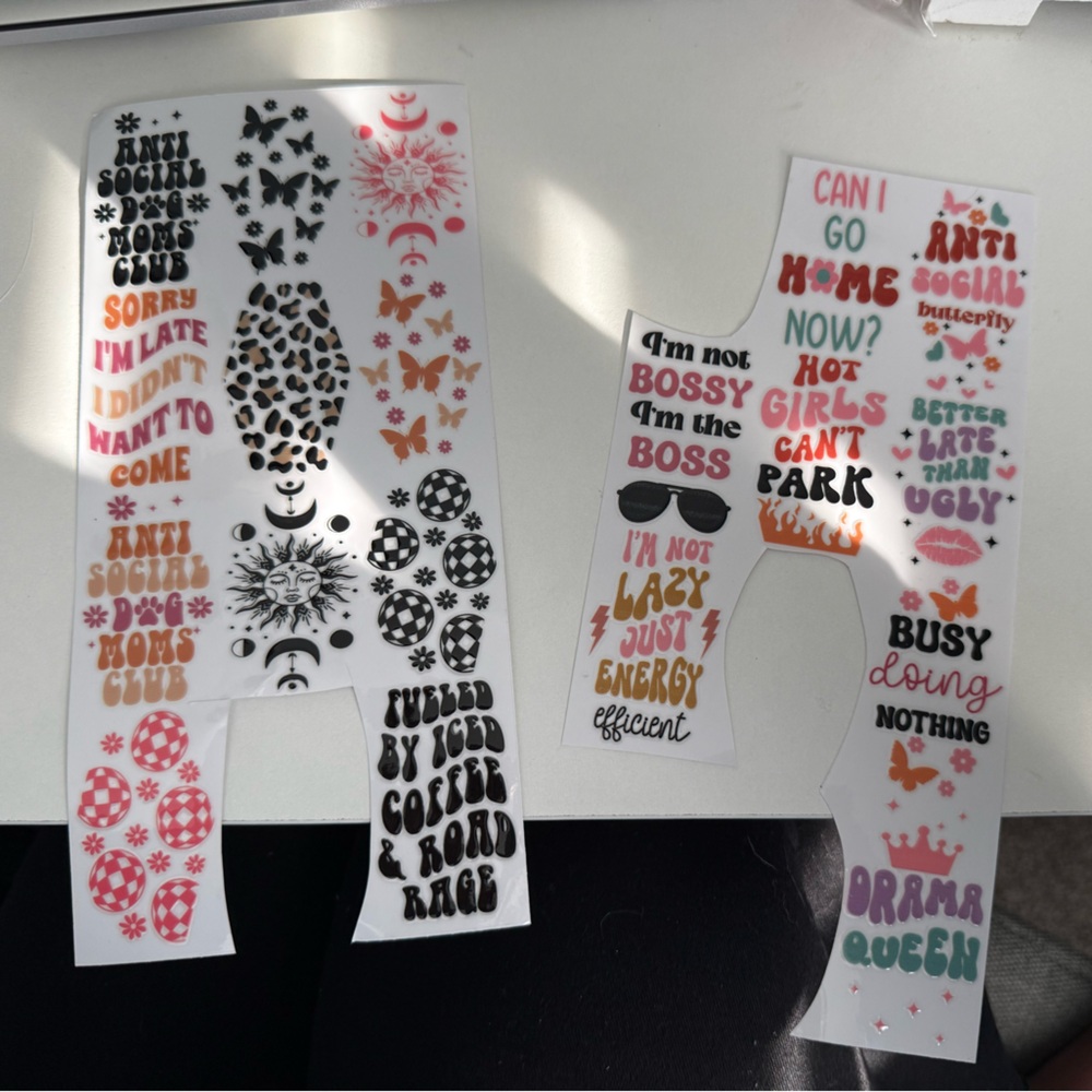 Miscellaneous UV DTF Design Stickers